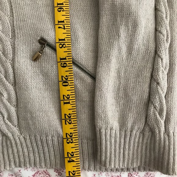 St.John Sport Hoodie Cadigan L Wool Silk Cashmere - Picture 7 of 11